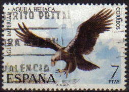 Z vendido ESPAÑA 1973 2137 Sello Fauna Hispánica Aguila Imperial usado Espana Spain Espagne Spagna Spanje Spanien 